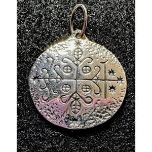 CORVIDANA Sterling Silver 925 Legba Veve Pendant New In Box